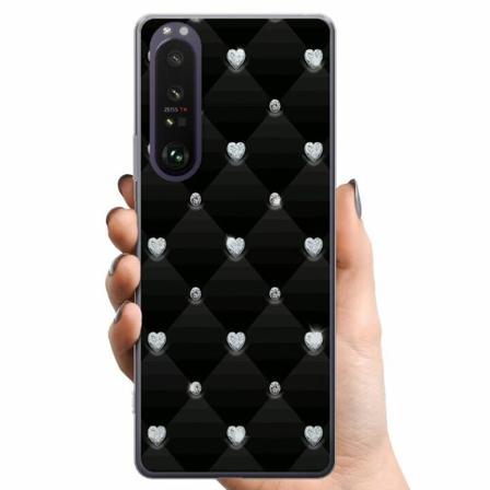 Sony Xperia 1 Iii Tpu Mobilskal Bling Heart