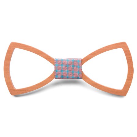 Pajarita Wallace de madera de zebrano para hombres - Pajaritas de madera