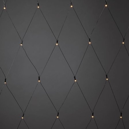 Konstsmide 3779-800 Lysnett 64 LED-lamper 2x2 meter, Belysning