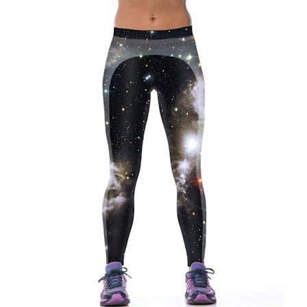 Galaxy Mönstrade Tights Leggings Medium