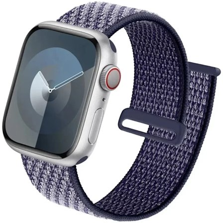 Nylon Loop Armband för Apple Watch Armband 49mm Ultra2 44mm 40mm 45mm 41mm 46-42mm Armband för iwatch armband Serie 9 8 se 7 6 5 4 10