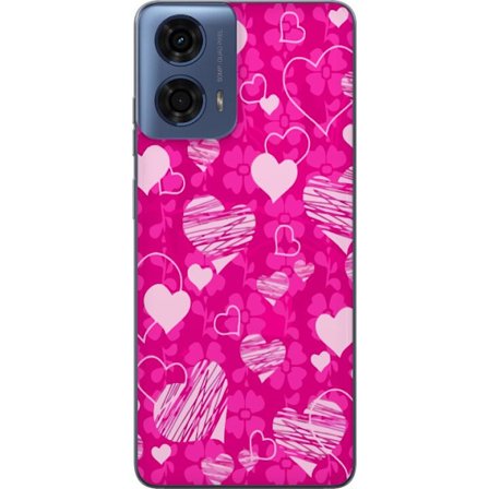 Yhteensopiva Puhelinkuori Motorola Motorola Moto G04 PopSydänKuviointi