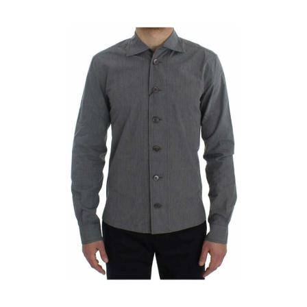 Dolce & Gabbana Casual Shirts Grå, Herre Skjorter, Størrelse: M
