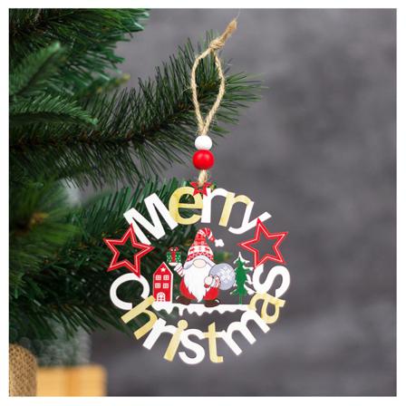 1st Juldekorationer Trä Ihålig Ansiktslös Gubbedocka H