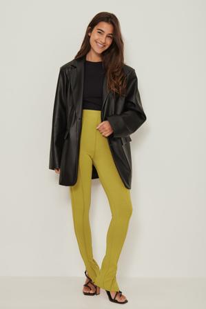 NA-KD Trend Collants - Leggings - Vert - X-Small