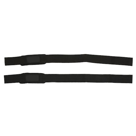 2 STK Træningsbandage Anti-Slip Høj Elastisk Sort Håndledsbind Elastisk Kompressionsbandage til Vægtløftning