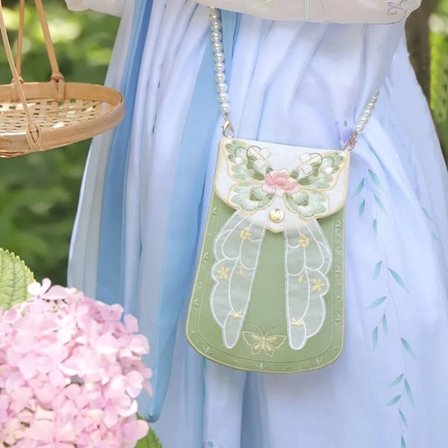 Mobiltelefontaske Crossbody-taske GRØN