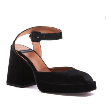 Angel Alarcon, High Heel Sandals Czarny, Kobieta, Rozmiar: 35 EU