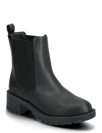Bianco Biapearl Mid Chelsea Boot Faux Leather - Black - 39