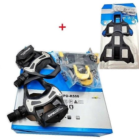 105 PD R7000/PD5800/R540/R550 landeveissykkelpedaler karbonfiber klikkpedaler SPD-pedaler med SM-SH11 klosser ultegra pd-r8000-WELLNGS