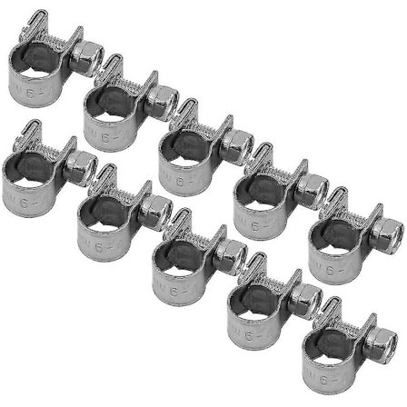 10 stk. Slangefjederklemme 6mm-20mm Valgfri Slangeklemmer Slangeklemme 304 Rustfrit