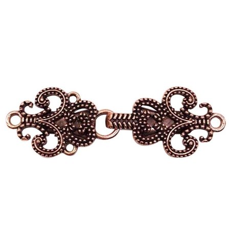 Cardigan Clip Sjal Brosch ANTIK RÖD KOPPAR ANTIK RÖD KOPPAR