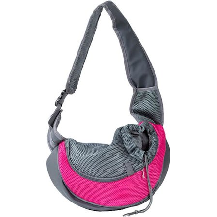 Bæresele til kæledyrshund, åndbar mesh bærbar rejse sikker kæledyrsslynge