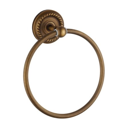 Antik håndkleholder, Retro messing håndklestang, vintage håndkleholder med boring