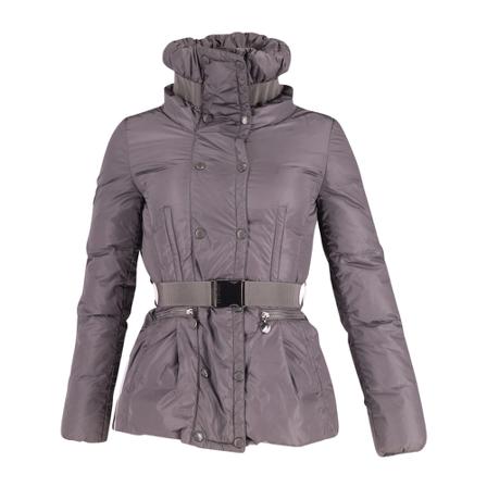 Moncler Pre-owned, Jackets Grijs, Dames, Maat:S