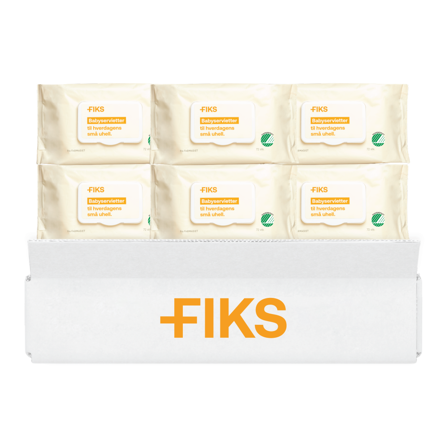 FIKS Babyservietter 24-pk., 24 x 72 stk.