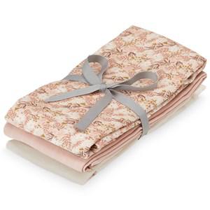 Cam Cam 3-Pack Aurora/Powder/Dusty Rose Muslin Cloths One Size - First toys and baby toys - One size - Pink