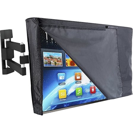 Premium Vandtæt Udendørs TV Cover 30-32 Tommer med Front Flip Cover, Tykt Stof, Udendørs TV Vejrbestandigt TV Cover