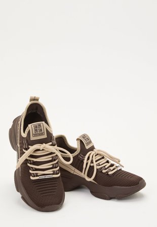 Steve Madden Mac-E Sneaker Khaki/Ground Coffee 39