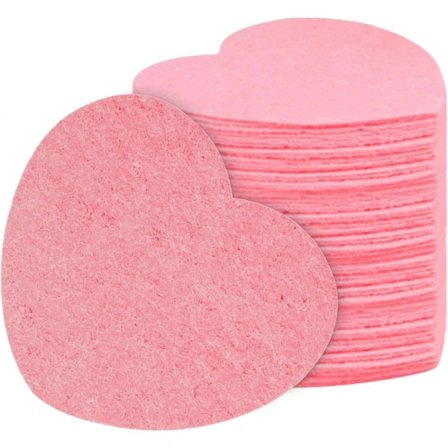 Hjerte Ansiktssvamp | Hjerte Komprimert Svamp | Hjerte Ansiktsklut | Rengjørende og Naturlig