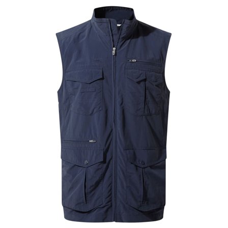 Craghoppers Men's NosiLife Adventure Gilet Men unlined vests Blue S