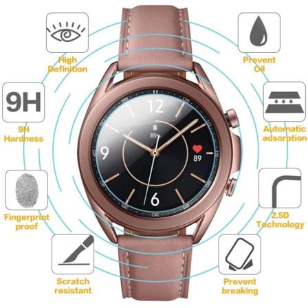 Härdat Glas Skärmskydd Till Samsung Galaxy Watch 41mm Transparent One Size