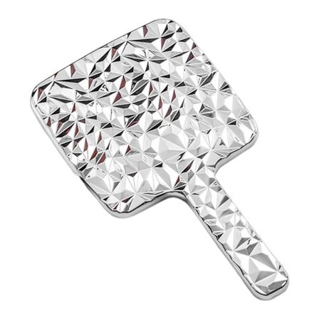 Håndholdt spejl Rejse Makeup Spejl Vand Krusninger Kosmetisk Spejl Håndspejl med Håndtag Badeværelsesspejl til Frisører