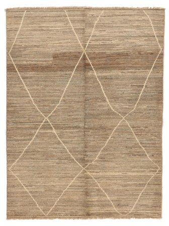 Small Berber Style Rug 150X202 Wool