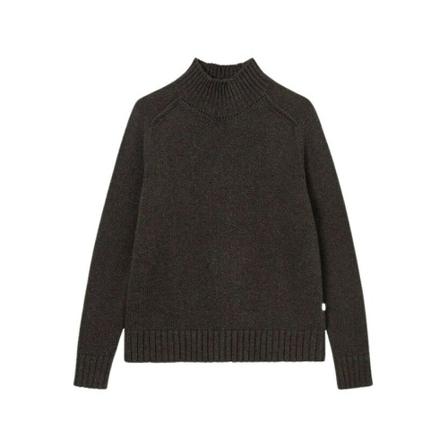 Wood Wood, Frej twist turtleneck sweater Groen, Heren, Maat:M,wol