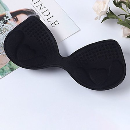 Tykke BH-puter Bikini-innleggsputer SVART TYPE1 TYPE1