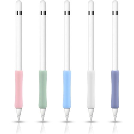 5 stk. Apple Pencil 1. og 2. generasjon / Apple Pen USB C-holdere, 6 x 1,3 cm flerfarget silikondeksel kompatibelt med iPad Stylus Pencil