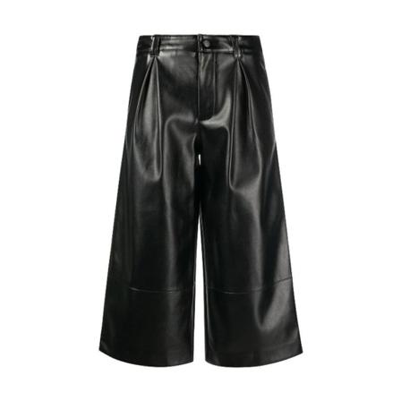 Twinset, Wide Trousers Zwart, Dames, Maat:S