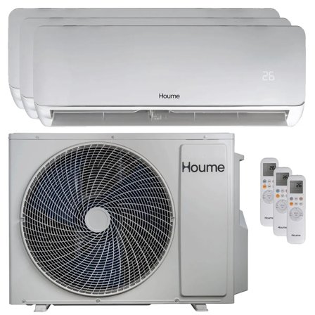 Condizionatore Houme Elèa Flow trial split 9000+9000+12000 BTU R32 inverter A++ WiFi unità esterna 7,9 kW