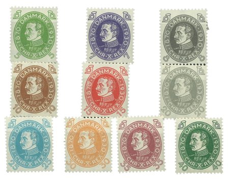 Danmark 1930 - AFA 186-195 - Ubrugt