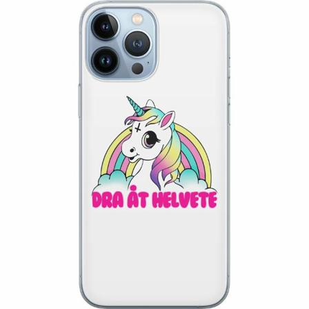 Apple Iphone 14 Pro Max Mjukt Skal - Unicorn - Dra Åt @!#