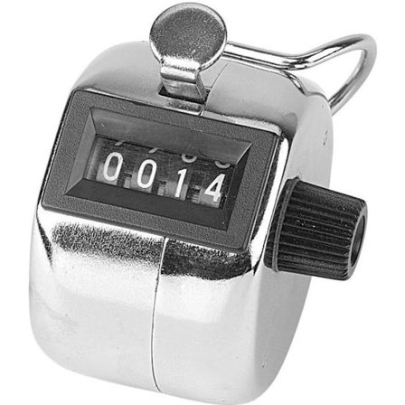 Manuell teller - Ikke spesifisert - Multisport - Grå farge - Enkel å bruke - Teller lett