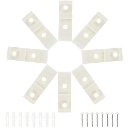 8 kpl Rullaverhon Klipsi Verhon Lenkkikiinnike Verhokoukku Rullaverhon Pystysuora Verhon Liitin