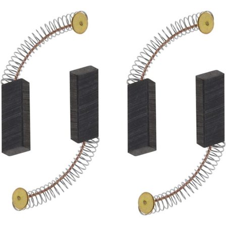 2 par 6x11x30mm motorkol för roterande vinkelslip cirkelsåg borr elektrisk borr reservdelar ersättningstillbehör svart & guld