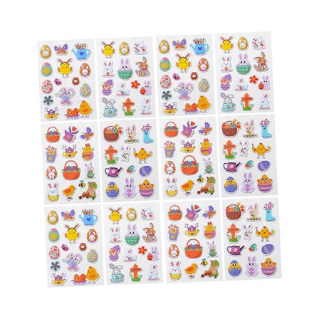 Puffiga Klistermärken Söta Dekorativa Klistermärken Kompatibla med Scrapbooking Tidskrifter Anteckningsbok Mobilskal, Återanvändbara Klistermärken 