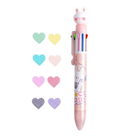 2 ST Kulspetspenna Neutral Penna 02-8FÄRG 02-8FÄRG