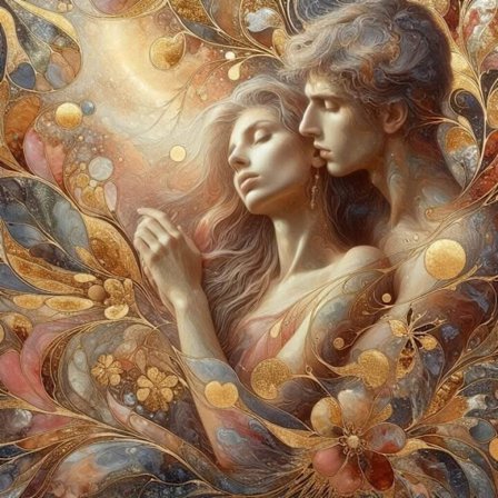 Romantiskt kärleksfullt Affisch A4