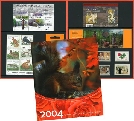 Finland - Årsmappe 2004 - Postfrisk