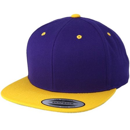 Yupoong - Lila snapback Keps - Purple/Gold Snapback @ Hatstore