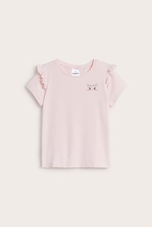 Kappahl | Träningstopp med volang Ljusrosa 98/104 | Ljusrosa