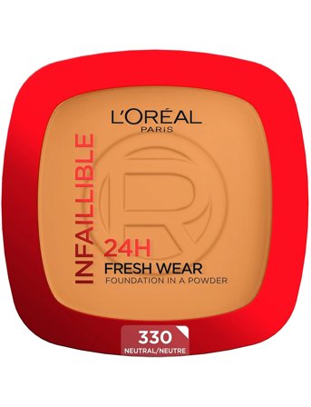 L'Oréal Paris L'oréal Paris Infaillible 24H Fresh Wear Powder Foundation 330 Hazelnut - 9 gr