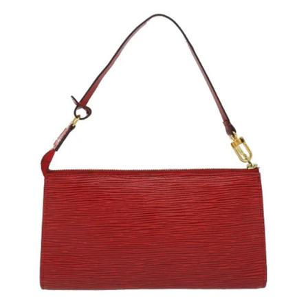 Louis Vuitton Vintage, Pre-owned Leather pouches Rood, Dames, Maat:ONE Size