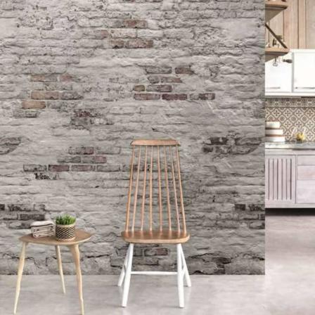 Dutch Wallcoverings Fototapet Old Brick Wall Grå Grå