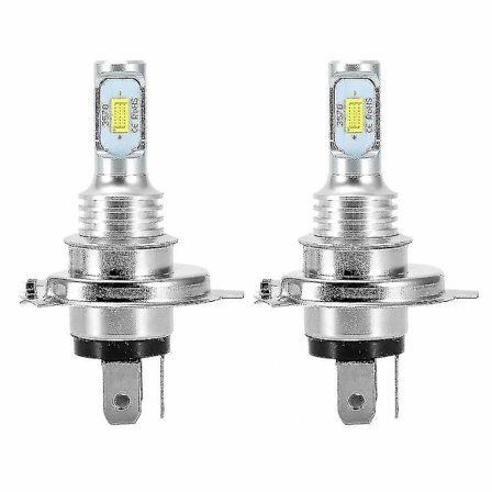 2 x H4 9003 Hb2 6000k Super White Csp Led-strålkastare Kit - Ruikalucky