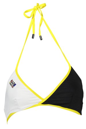 Karl Lagerfeld Beachwear Costume Parte Sopra Donna Nero