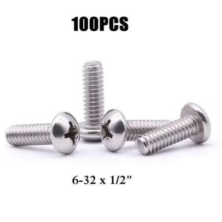 100 kpl Koneruuvit Pankkipää Koneruuvit Phillips Head
